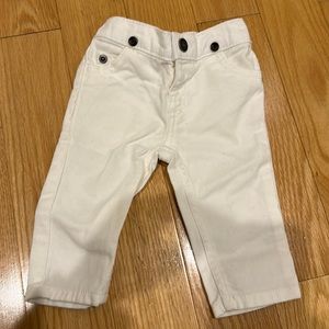 Carter’s White Jeans Baby 3-Months